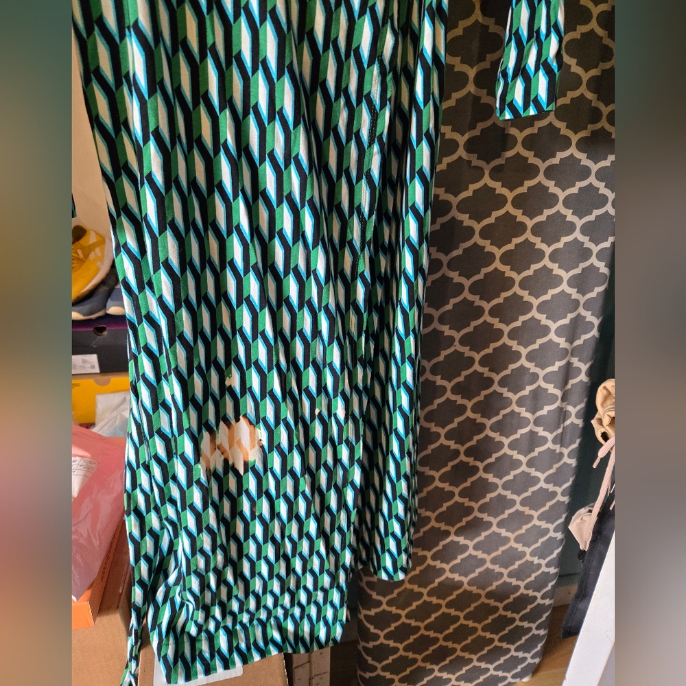 DVF COTTON WRAP DRESS - Picture 5 of 7